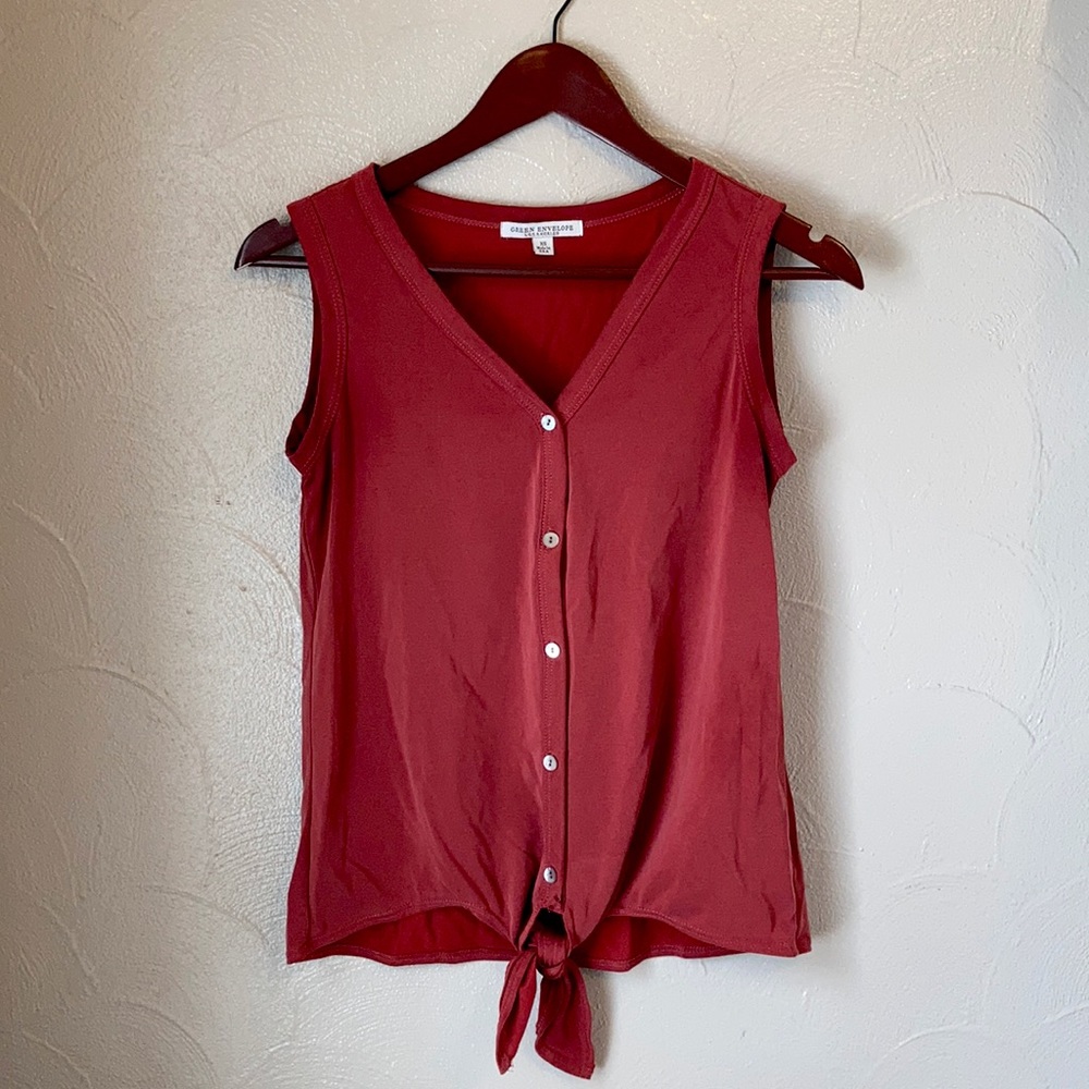 USA MADE || Rust colored tie-tank